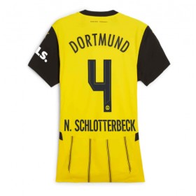 Borussia Dortmund Nico Schlotterbeck #4 Hjemme skjorte til dame 2024-25 Kortermet